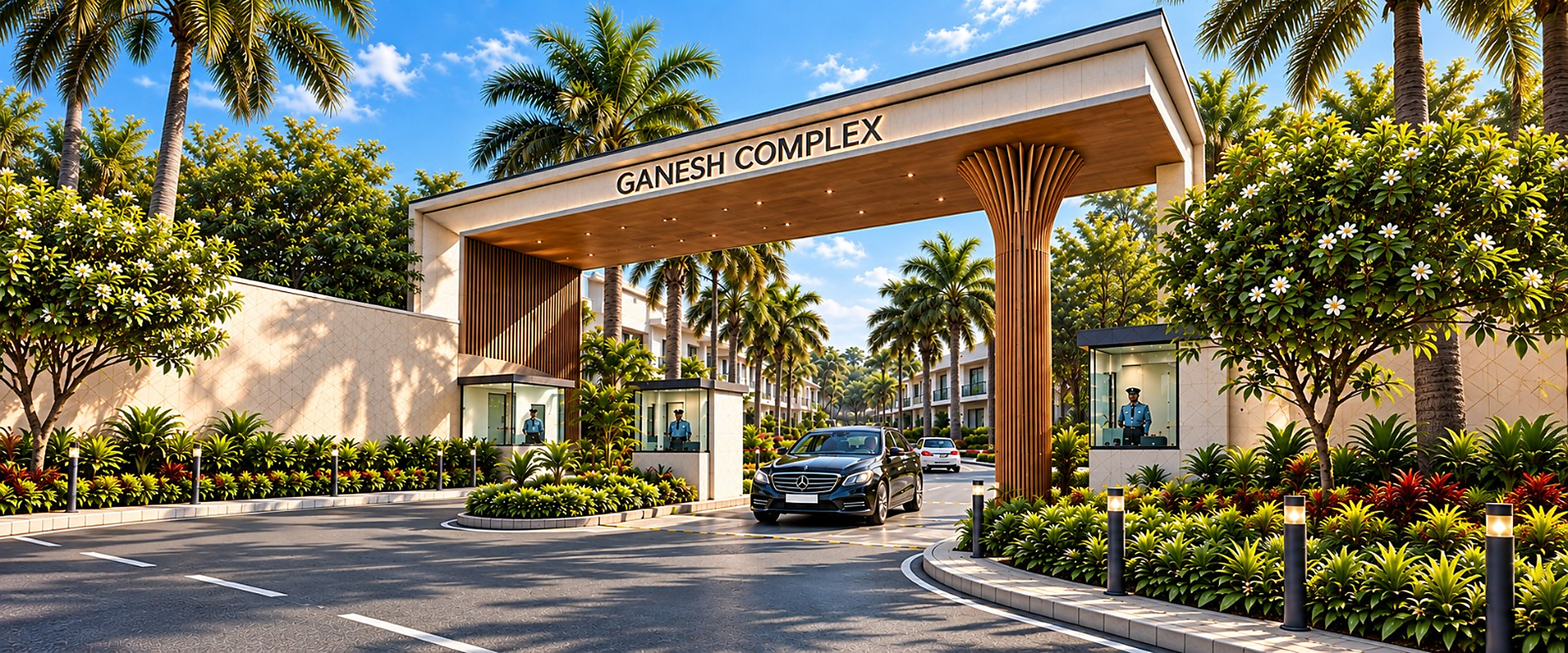 Ganesh Complex grand entrance gate